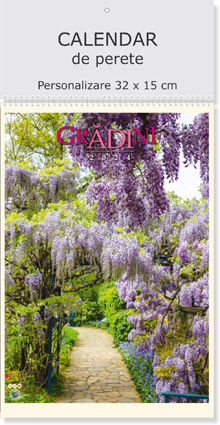 calendar de perete Gradini 2026, Colectia Alsacian