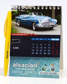 Calendar de birou Clasic cars, Auto Clasic 2026, Coletia Alsacian 2026
